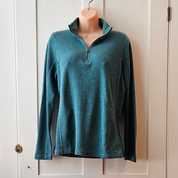 Wind River Quarter Zip Sweater in Teal | Women's XL | EUC - Picture 1 of 8